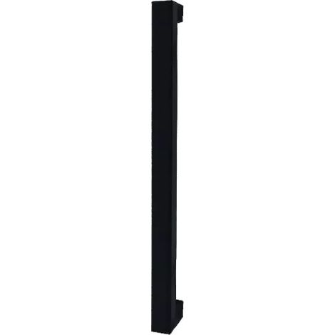 POIGNEE BATTANTE COSMOS NOIRE RETANGULAIRE 19X22MM LOG 425MM