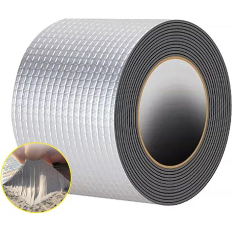 Butylband – Wasserdichtes Dichtungsband – Geeignet für Boote, Dachreparaturen, Rohrabdichtung – 20 cm x 10 m (1/5)