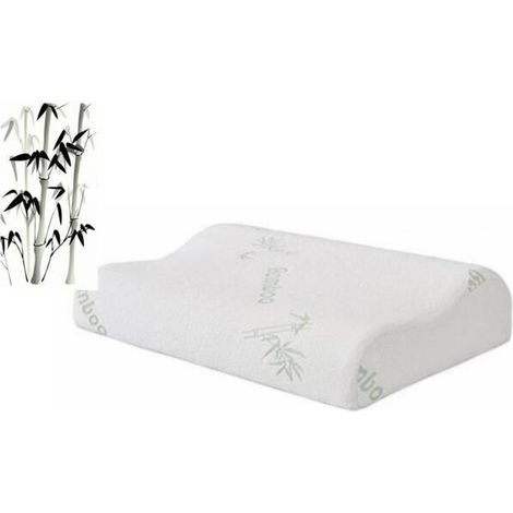 Oreiller Ergonomique à Mémoire de Forme, Oreiller Cervical, Coussin Dimensions : 50 x 30 x 10 cm (1/4)