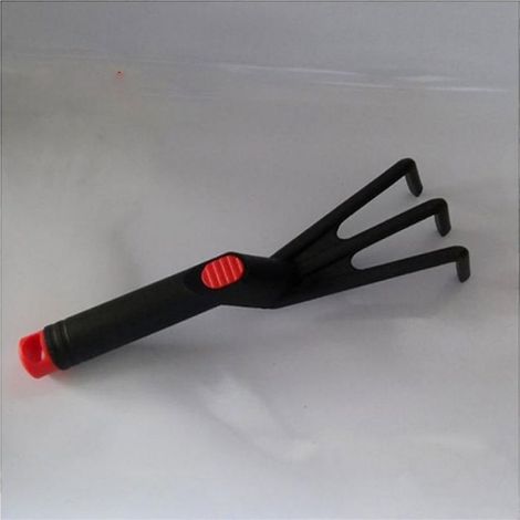 Ensemble de 4 mini outils de rempotage avec manche en bois, pelle, râteau, pelle multifonctionnelle pour bonsaï domestique (1/3)