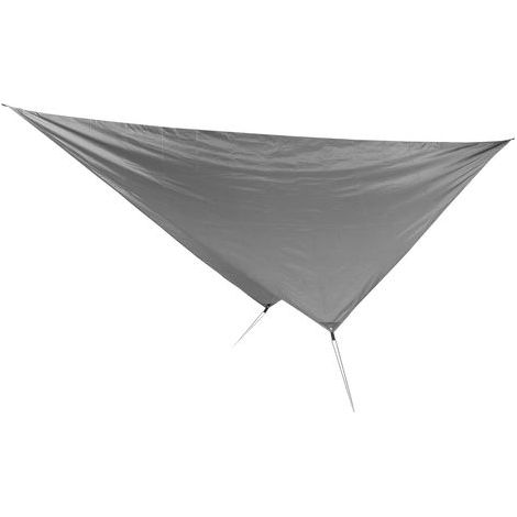 360 x 290 cm Campingabdeckung, wasserdicht, multifunktional, rautenförmig, Sonnenschutz, Strandtuch, Grau (1/5)