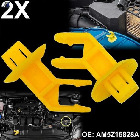 2 clips de support de capot à tige Am5z16828a pour Ford Escape Kuga C-max Focus 2013 2014 2015 2016 2017 2018 - Pièces de rechange automobiles (1/5)