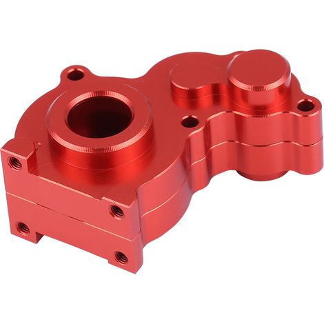 Support de Transmission pour Modèle RC 4x4 AXIAL SCX10, Coque de Boîte de Vitesses Rouge