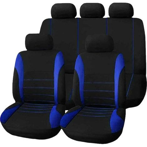 Housse Siege Auto - Pour Peugeot 106 107 205 206 207 208 301 306 307 308 309 405 406 407 408 508 607 807 2008 - Imperméable - Lavable En Machine - LK-Blue - 1 Pièce (1/5)