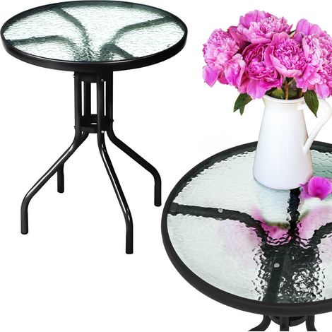 Gartentisch für Balkon, Terrasse, 60 cm Tisch