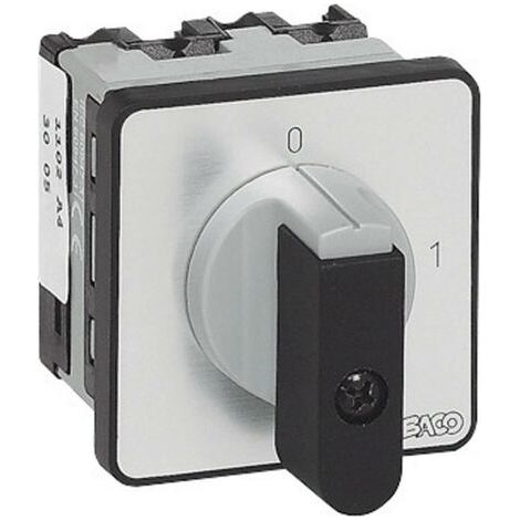 BACO NB02AQ1 Interrupteur sectionneur 16 A 1 x 90 ° gris, noir 1 pc(s) D76773 (1/5)