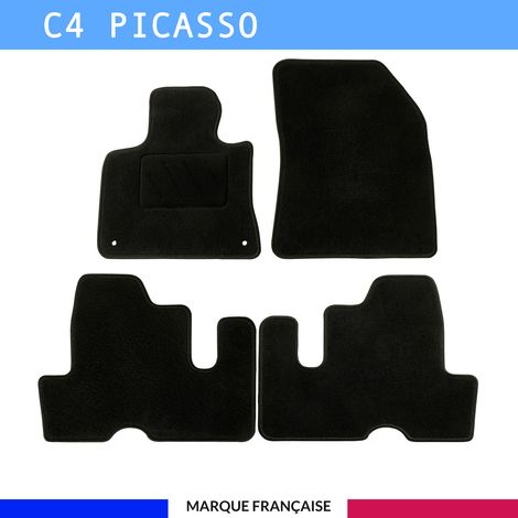Tapis de voiture - Sur Mesure pour C4 PICASSO / C4 SPACETOURER (dès 2013) - 4 pièces - Tapis de sol antidérapant pour automobile