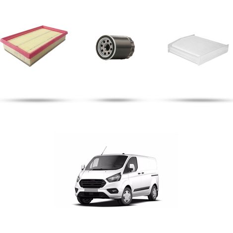 Kit tagliando 3 filtri compatibile con Ford Transit Custom 2.0 EcoBlue mHEV 110kw dal 2022 (1/4)