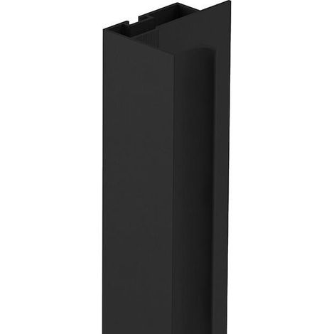 perfil tirador ka16 sp16 negro mate-blanco mate 2,60m acabado negro mate (caja 2) (1/3)
