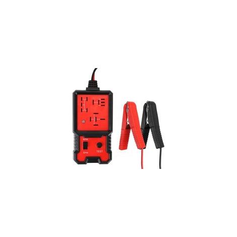 Testeur de relais de voiture 12V – Vérificateur électronique avec clips – Outil de diagnostic compact pour batterie automobile (1/5)