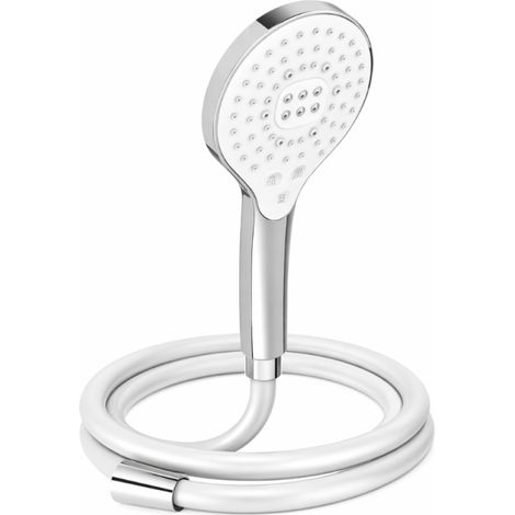 Pommeau de douche 3 jets JACOB DELAFON Metro signature chromé + flexible