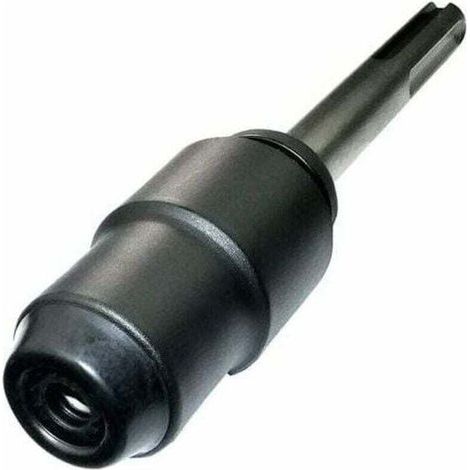 Adaptateur Convertisseur SDS-Max vers SDS-Plus avec Mandrin - Raccord Embout Prise pour Marteau Perforateur/Piqueur - Burin/Fort/Mche - en Acier CR-V (1/4)