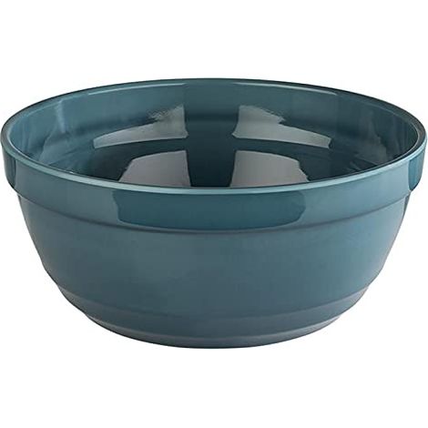Bol rond en mélamine pour buffet - capacité 2.3 l/Ø 23 cm/hauteur 10.5 cm/Bleu (1/5)