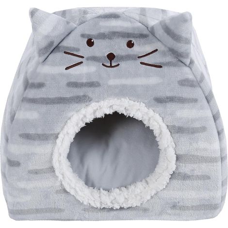 Igloo morbido e soffice modello White cat per gatti e cani