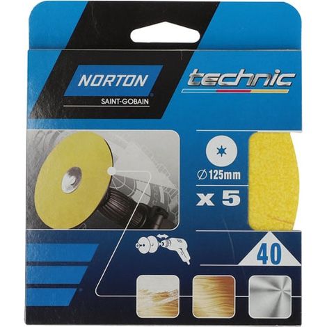 Disco Oblungo 125x12 Grain 40 - Norton