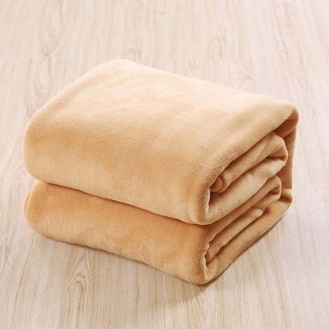 Couverture Jetable - Microfibre Polaire - 120 x 200 cm - Pour Canapé Lit Camping Voyage - 1 Pièce (1/5)