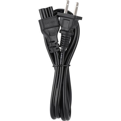 Câble d'alimentation universel 1,2m 3 trous forme prune pour appareils électroménagers US 100-240V (1/5)