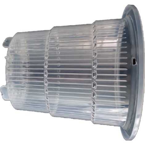 Pots de jardin transparents - Pots de plantation transparents avec trous de drainage - Pots à orchidées en plastique - 20 étiquettes en plastique