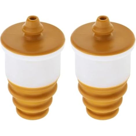 Lot de 2 supports de pare-chocs arrière, bloc caoutchouc amortisseur arrière, support de butée d'essieu arrière, butée d'amortisseur 51811829. Compatible FIAT 500. (1/4)