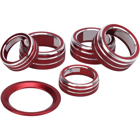 6PCS Kit Manchons de Commande pour Climatisation et Audio, Remplacement pour Honda Accord Sedan Sport EX 10e Génération 2018-2020, Couvre-interrupteurs d'Allumage (1/5)