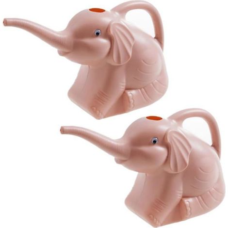 2 Pièces Arrosoir, Design éléphant, Plastique, 2 Litres, Jardin Intérieur Extérieur, Enfants (1/5)