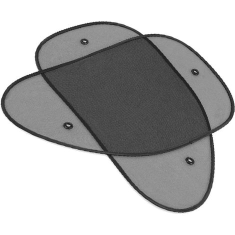 1 paire de pare-soleil pour vitres latérales de voiture, garde l'intérieur frais et occulte le soleil, respirants. (1/4)