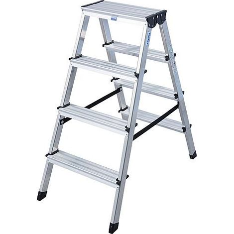 Escabeau double H de travail 2,40 H reelle 0,65 Longueur 0,95 2x4 marches (1/5)