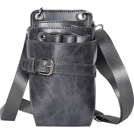 Sac à Ciseaux de Coiffure en Cuir pour salon de coiffure barbier (1/5)