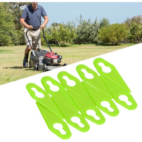 Convient aux tondeuses à gazon de la série Gtech GT, lames de tondeuse en plastique, vertes. (1/5)