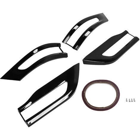 Garniture de couvercle de feu arrière noir brillant de remplacement pour Jeep Grand Cherokee 2014 2020, 4 pièces (1/5)