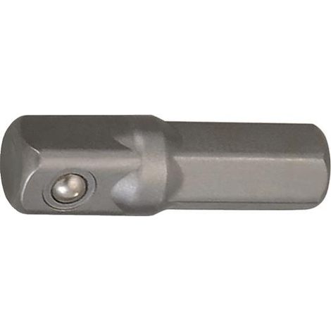 TECWERK Adapter Antriebs-6-KT.1/4 Zoll Abtriebs-4-KT.1/4 Zoll L.25mm TECWERK