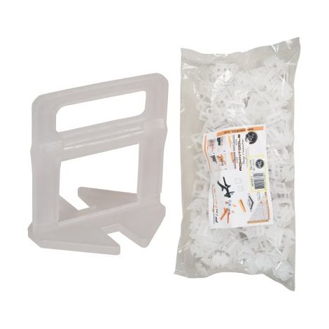 Clips croisillons autonivelants 1 mm Fixnivel®, 250 pcs (3-13mm) - ROKNTOOLS (1/5)