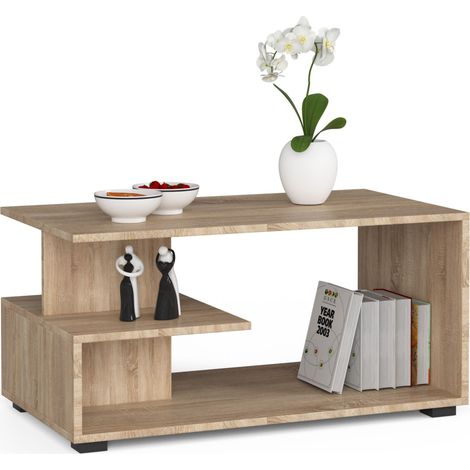Table basse AKORD PIN Chêne Sonoma 90 cm 90x51x45 cm (1/5)