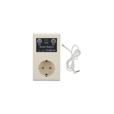 Intelligente Steckdose mit Fernsteuerung per Anruf/SMS, Schalter für Beleuchtung und Haushaltsgeräte, EU-Stecker 110–250 V (1/5)