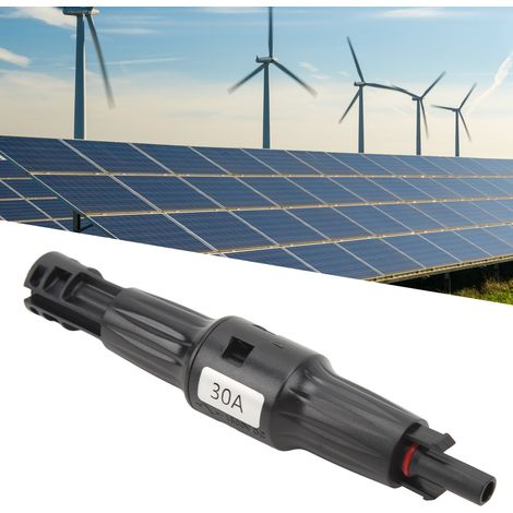 Connecteur Photovoltaïque 1500V 30A avec Fusible Inline IP67, Raccords Mâle/Femelle Antiretour PPO - Série 2.0oz (1/5)