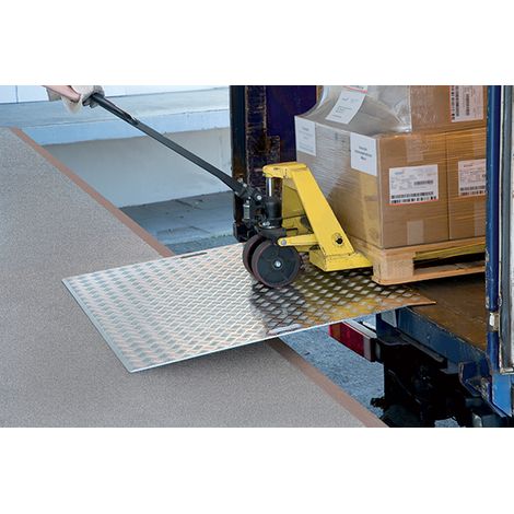 Alu-Überladebrücke - Länge 1200mm / Breite 1250mm - Traglast 1200kg - AWB1012