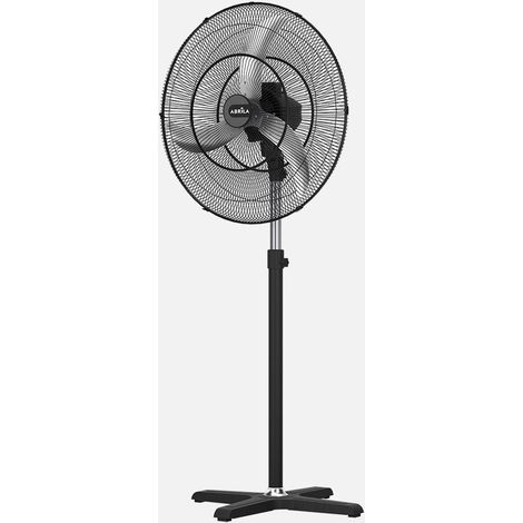 Ventilatore industriale Regata 175w Nero 3 velocità 3 pale 80d Fisso e Rotante Alta velocità Regx80x80cm