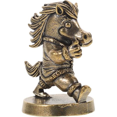 sculpture de cheval en laiton massif figurine d corative de (1/5)