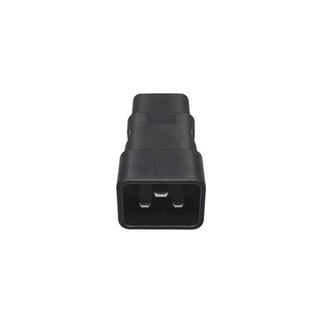 Adaptateur secteur professionnel 16 A IEC320 C20 vers C19, fiche robuste en PVC (1/4)