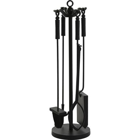 Acessoires de cheminée DKD Home Decor Acier (19 x 19 x 70 cm) (1/4)