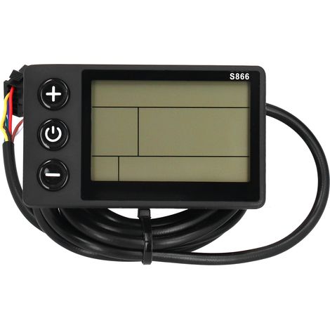 Écran LCD étanche pour scooter et vélo électrique 24V, léger et durable