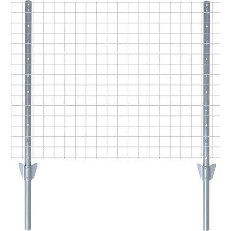 Zaunset Volierendraht Gartenzaun 1 x 25 m Drahtzaun 16 mm Zaun Komplett-Set