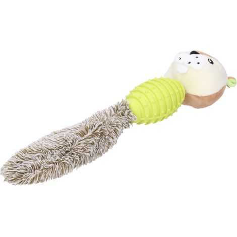 Jouet à mâcher pour chien, jouet interactif pour le nettoyage des dents, peluche d'entraînement en peluche, Green Seal (1/5)