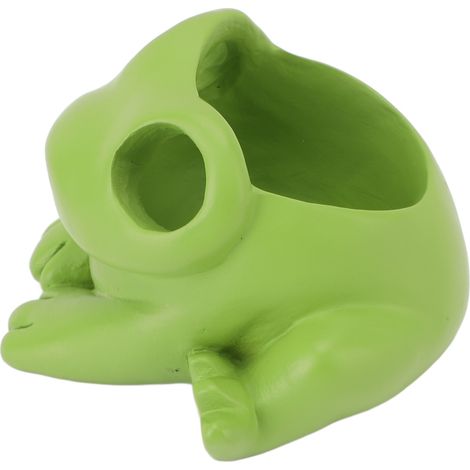 Bougeoir en forme de grenouille en résine, joli chandelier créatif et amusant pour salon, ornement de bureau (1/5)