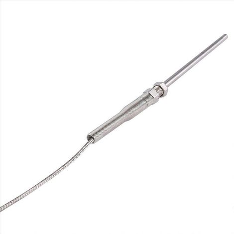 Stahl-Temperaturfühler Pt100 RTD-Sensorkabel 2 m (98 mm), 3-adrig, -50 bis 400 °C (1/5)