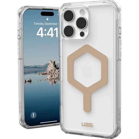 [NEUWERTIG] B-Ware Uag Backcover Schutzhülle Plyo Mag Safe Apple I Phone 16 Pro Max Ice Transparent (1/2)