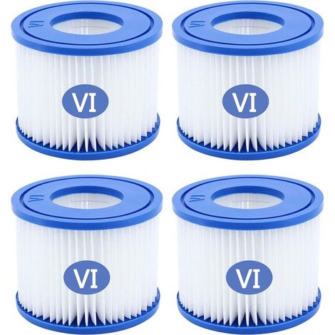 Spa-Filter für Typ VI, Poolfilter Größe 6 für 58323, Filterkartuschen (4er-Pack) (1/5)