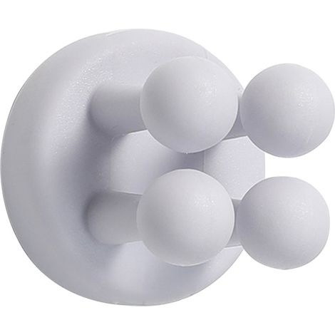 Gancio multiuso in silicone, non lascia residui, adesivo resistente, tenuta sicura, gancio impermeabile per cucina e bagno.
