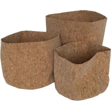 Today Simplicity 3er Set braune Korkkörbe