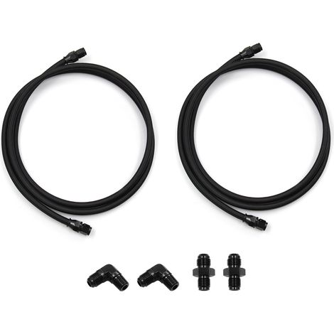 Ensemble de tuyauterie de refroidisseur de transmission PTFE 6AN 7FT GM4L60 700R4 TH350 TH400 (1/4)